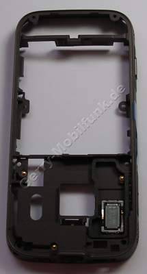 Unterschale, Mittelrahmen copper Nokia N85 original Rückenschale incl. Tastenmatte EinAus, Headsetbuchse, Vibrationsmotor, Seitentasten, Speicherkartenabdeckung, Seitenschalter, Freisprechlautsprecher, Fototaste