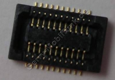 SMD Konnektor 2x11 pin Nokia 6080 original SMD Konnektor vom Display, Anschlu�buchse auf der Hauptplatine