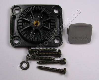 HH-8 Montageplatte Nokia CK-10 Befestigungsplatte f�r Ger�tehalter und Freisprecheinrichtungen incl. 4 Schrauben und Belnde