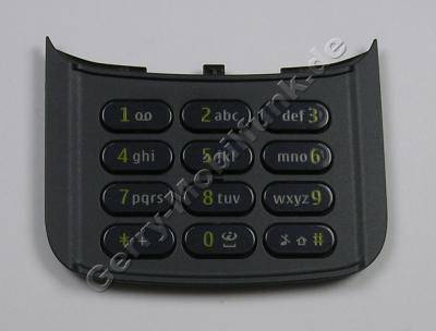 Tastenmatte indigo Telefon-Tastatur Nokia N86 original T9 Tastatur schwarz