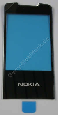 Displayscheibe Nokia 7510 Supernova original Displayfenster mit verchromten Rahmen