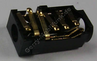 Headset Konnektor 2,5mm 4 polig Nokia 6760 slide original Anschlußbuchse vom Headset