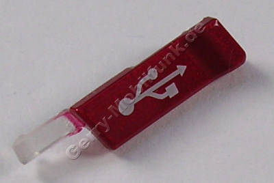 USB-Abdeckung rot Nokia E66 original Abdeckung vom USB-Anschlu red