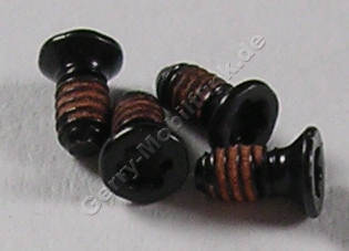 4 Stück Schrauben 1,4 x 2,5 mm Nokia 5730 Xpress Music original Schraubenset Torx TX4 Plus
