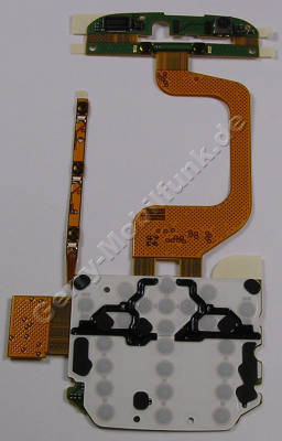 Hauptflex mit Tastaturmodul Nokia 5730 Xpress Music original Tastaturplatine mit Flexkabel und Seitenschaltern, Flachbandkabel