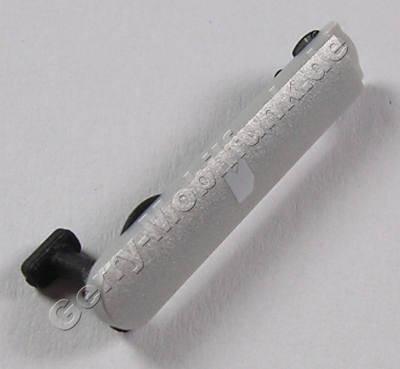 Abdeckung weiss silber Simkarte Nokia N8 original Verschluß vom Simkarten Schacht white silver