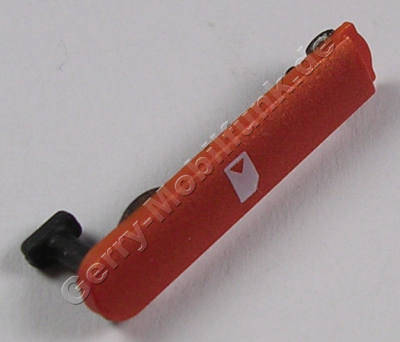 Abdeckung orange Simkarte Nokia N8 original Verschluß vom Simkarten Schacht orange