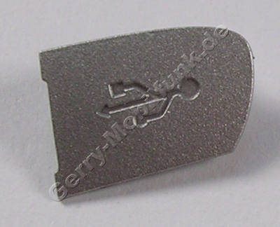 USB Abdeckung silber Nokia X2-00 original stopfen USB-Anschlus silver