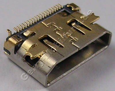 HDMI System Konnektor Nokia E7-00 original SMD Systemanschlu�buchse CONN AV/VID 19POL 40V0.5A P0.4