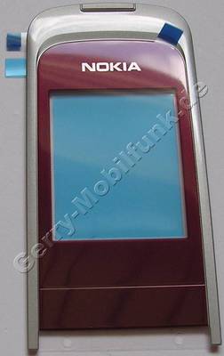 Displayscheibe rot original Nokia 2720 fold Displayfenster vom groen Display deep red