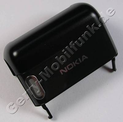 Antennenabdeckung schwarz Nokia 6085 original Abdeckung der Antenne, Antennengeh�use, obere Abdeckung der Unterschale incl. Dichtung vom Freisprechlautsprecher und Akkufach Halterung black