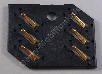 Simkartenleser Nokia 3710 fold original Sim Konnektor der Platine, Lötbauteil 2 x 3Pol