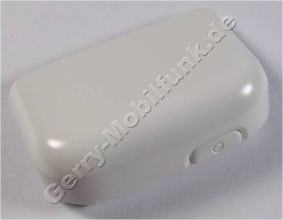 Obere Geh�useabdeckung hinten Original Nokia 6233 weiss, Cover mit Einschalttaste Tastenmatte Ein/Aus clear white