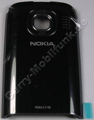 Akkufachdeckel schwarz Nokia C2-03 original Back Cover, Batteriefachdeckel black