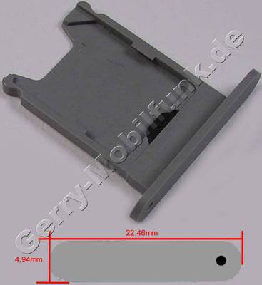 Simkartenhalter grau Nokia Lumia 920 original Sim door 2 grey, Halter Simkarte