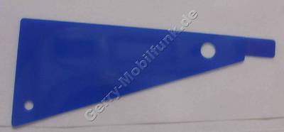 Sicherungsaufkleber vom Akku klein Nokia Lumia 930 original BATTERY ADHESIVE SMALL, Blaue Klebefolie