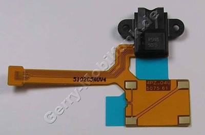 Headset Konnektor mit Flexkabel Microsoft Lumia 640 XL original Anschlußbuchse vom Headset mit Anschlußkabel und Kontaktflächen vom Lautsprecher, 4PZ top flex assembly MASTER