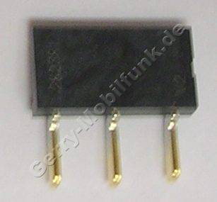 Batterie Konnektor SMD Platinen Anschlu� vom Akku Microsoft Lumia 650 original CONN BATT (ANGLED) 3-POLE P3.7 H3.35, Akkukontakt