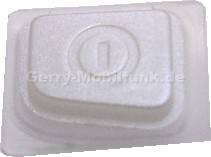 Tastenmatte Ein/Aus -Schalter fr SonyEricsson T630 weiss white Einschaltgummi